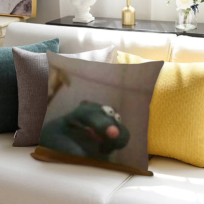 Remy Ratatouille Meme Soft Durable Construction Throw Pillow