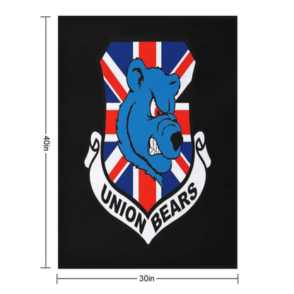 Union Bears Throw Blanket