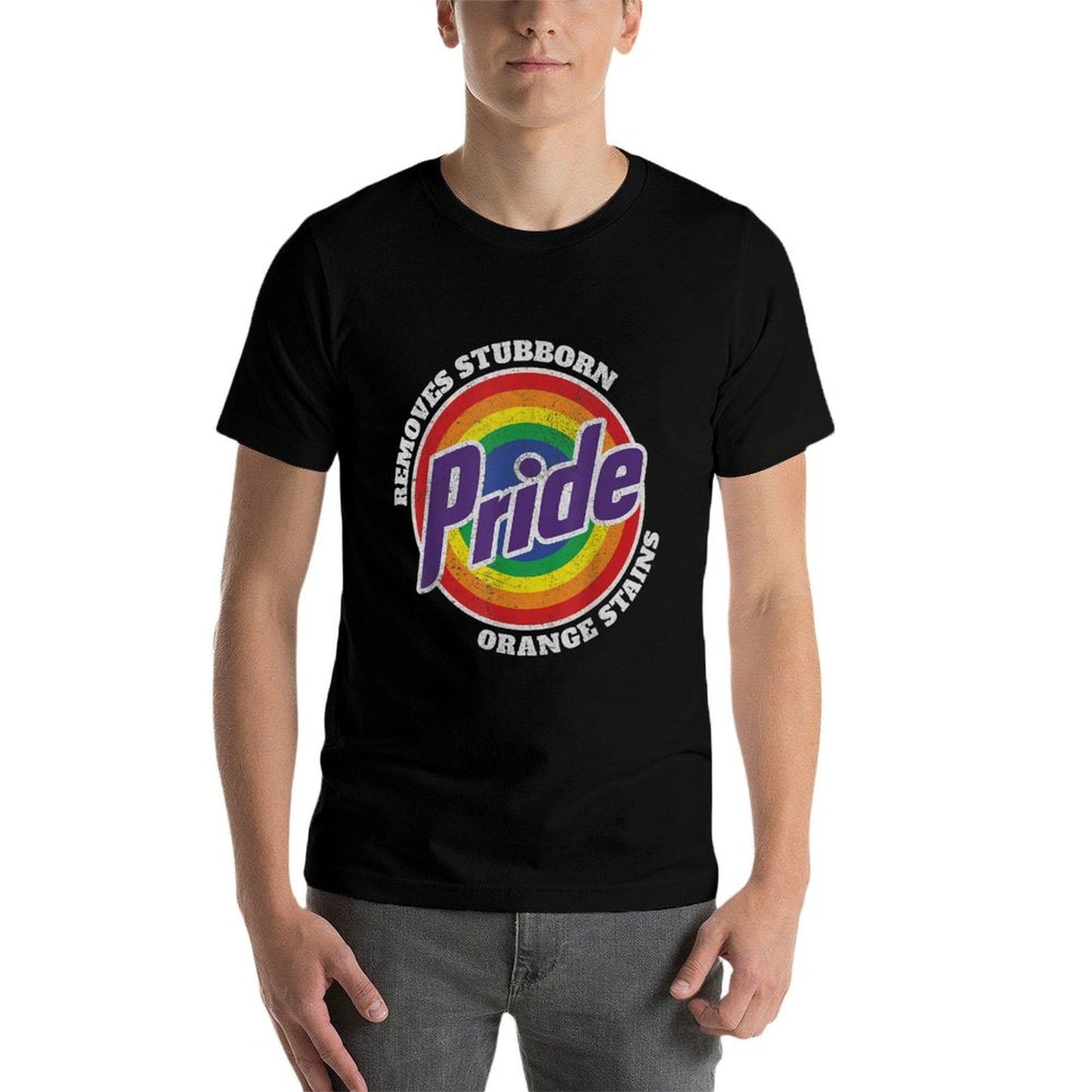 Resist Trump Remove Stubborn Orange Stains Pride Month LGBTQ  Trendy Pattern T-Shirt