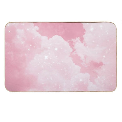 Pink Clouds Sparkling Bath Mat