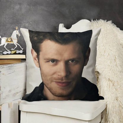 Hardest Original  Klaus Linen Throw Pillow Cover