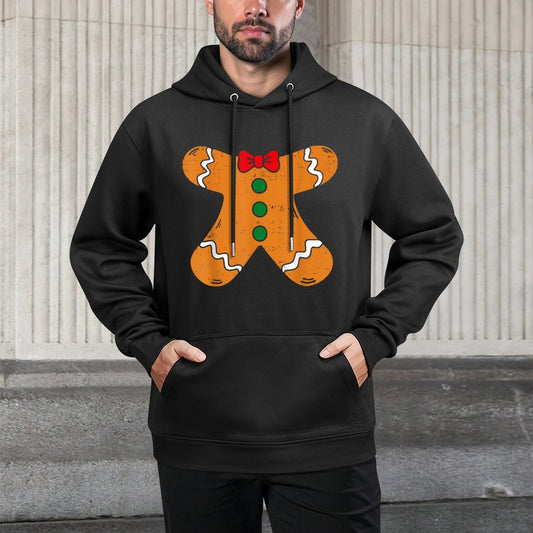 Gingerbread Man Body Costume for Halloween Or Christmas Medium-Weight Fabric Hoodie