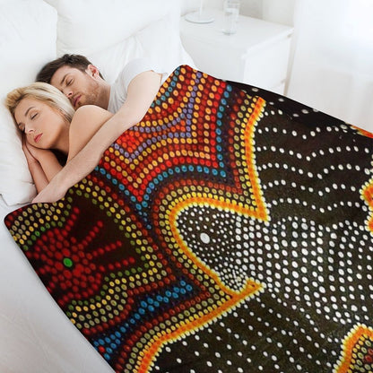 Black Cockatoo - Dreaming Throw Blanket