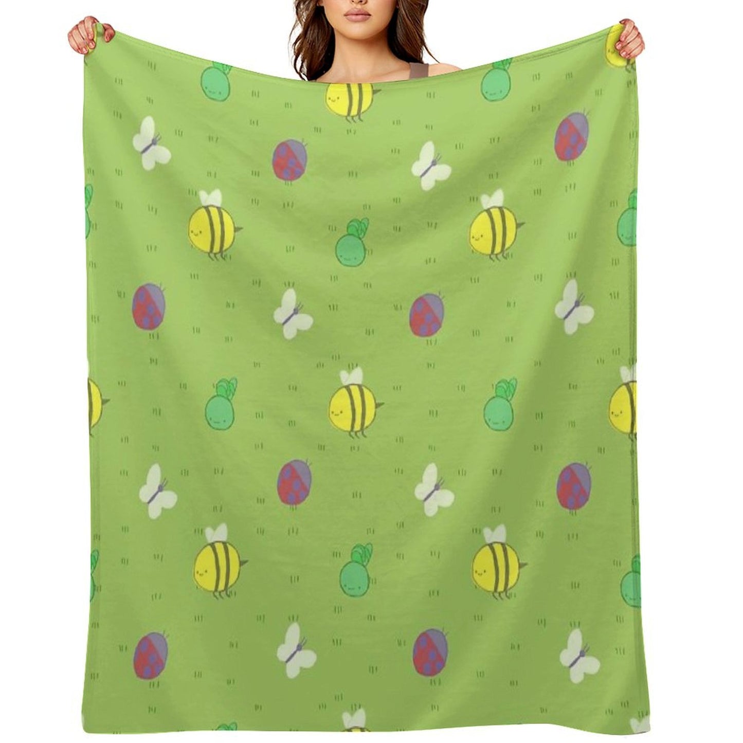 Adventure Time™ End Credits Pattern Throw Blanket