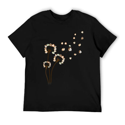 Flower Guinea Pig Dandelion Funny Animal Lovers Cute T-Shirt