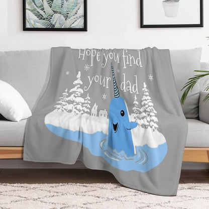 Bye Buddy Hope You Find Your Dad Throw Blanket