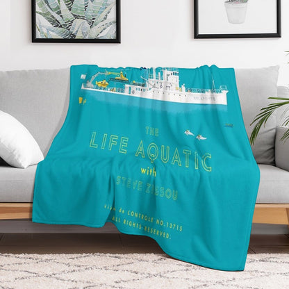 The Life Aquatic with Steve Zissou Throw Blanket