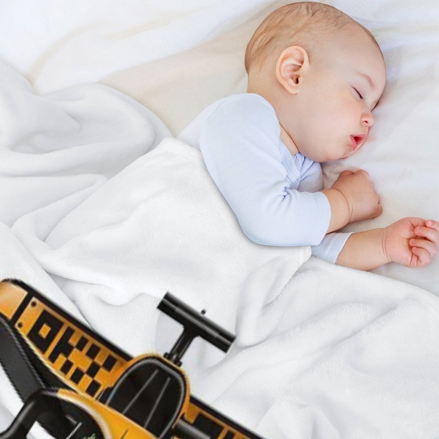 Oscar Piastri 2024 Formula 1 McLaren Racing Car Throw Blanket