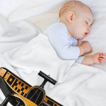 Oscar Piastri 2024 Formula 1 McLaren Racing Car Throw Blanket