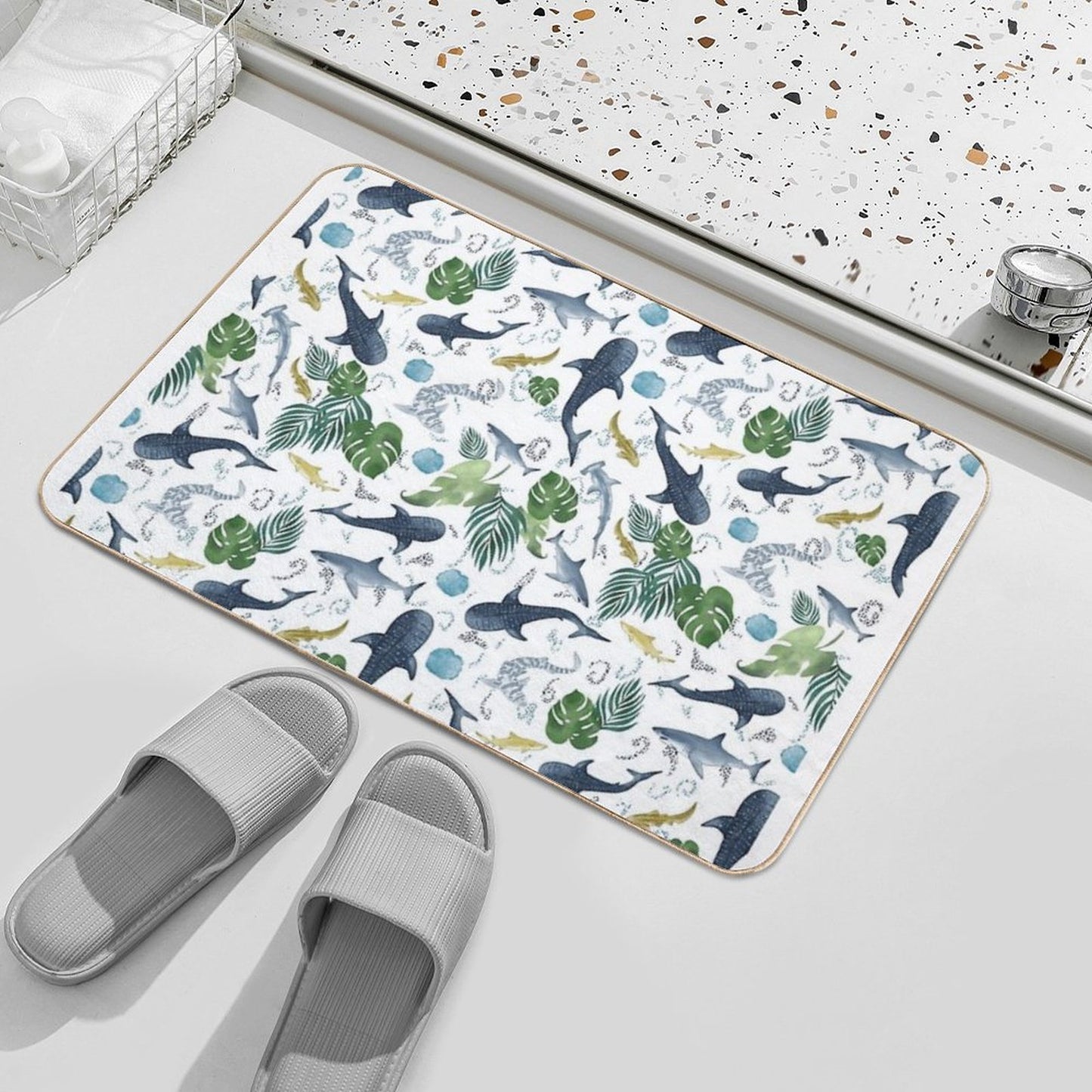 Shark Reef Bath Mat