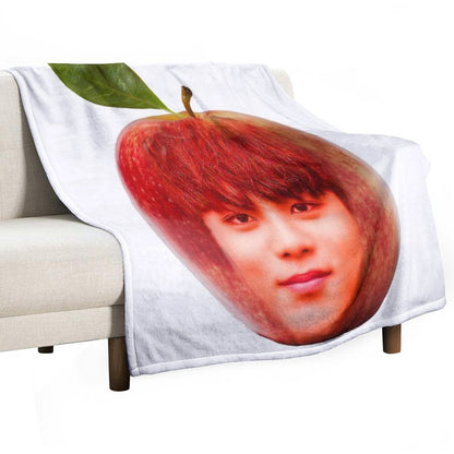 Jongho Apple Throw Blanket