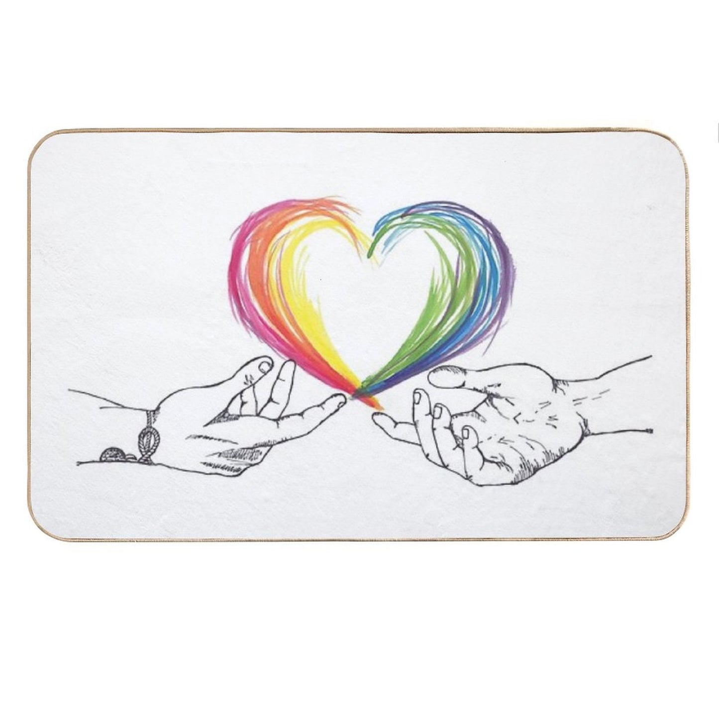 Love Is Equal (Harry And Louis) Bath Mat