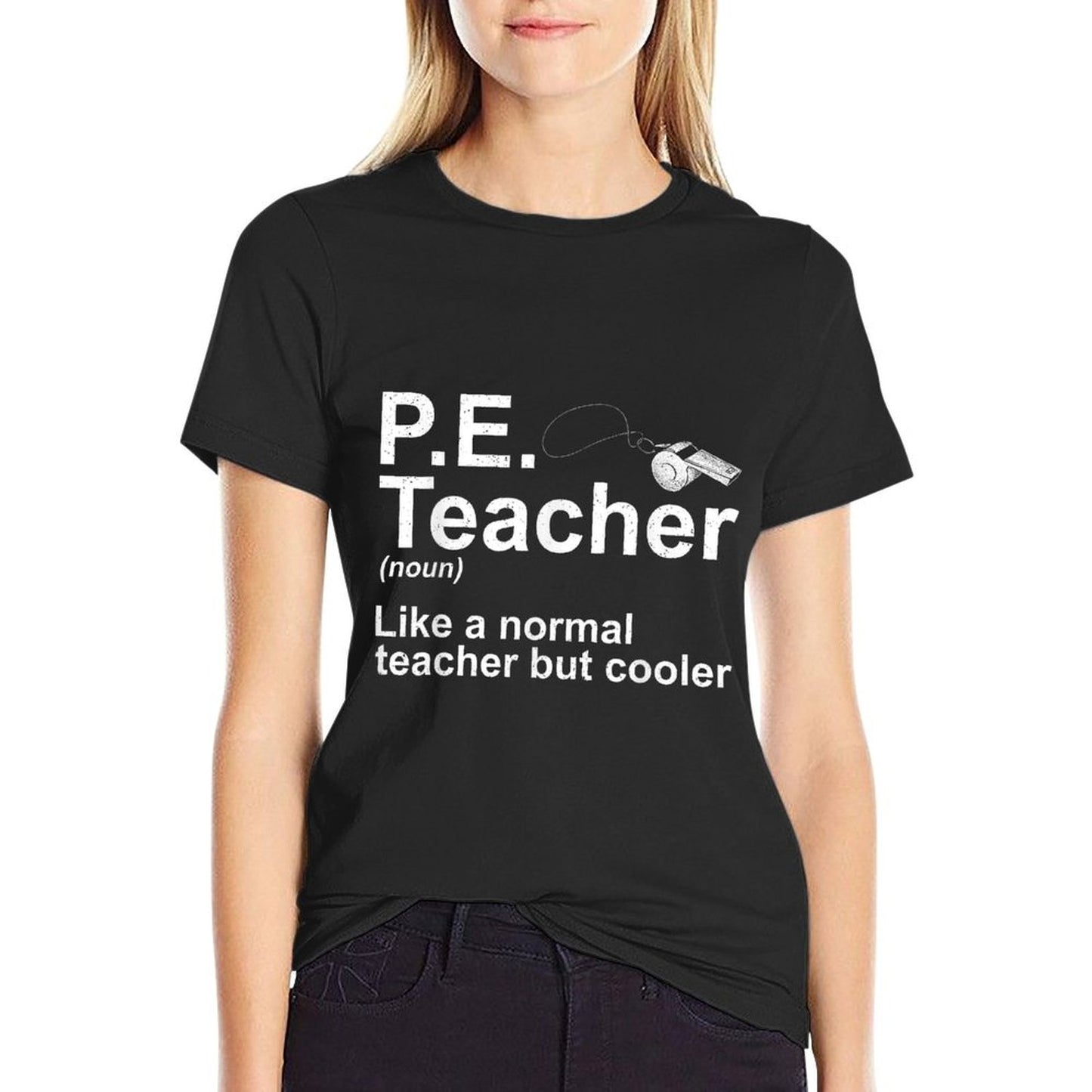 Cool PE Teacher Art For Men Women Physical Education Teacher T-Shirt