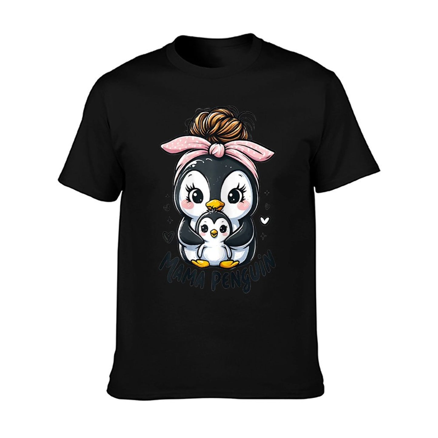Cute Mama Penguin Mothers Day Family Penguin Baby Newborn T-Shirt