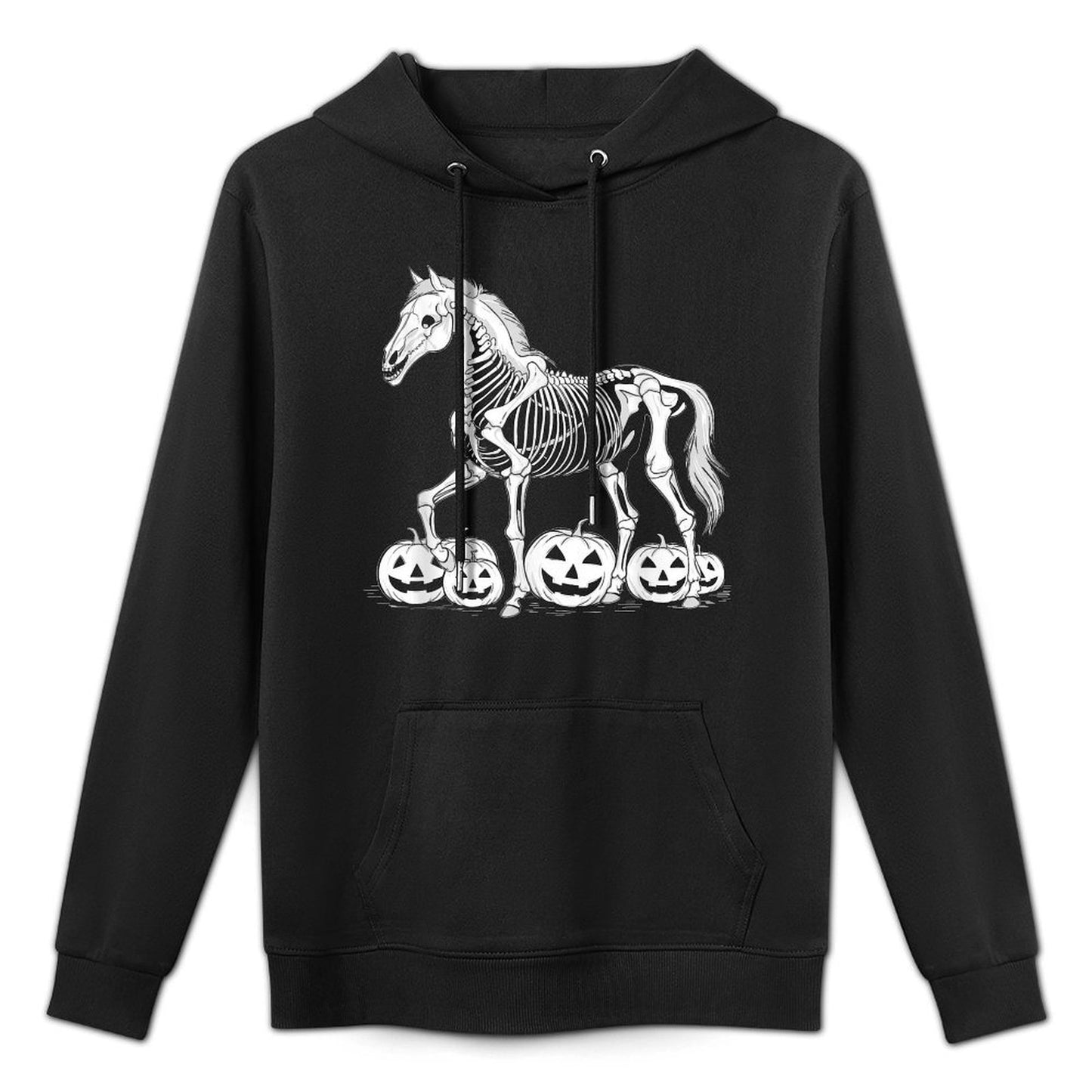 Horse Skeleton Birthday Halloween Mens Womens Kids Casual Wear Hoodie