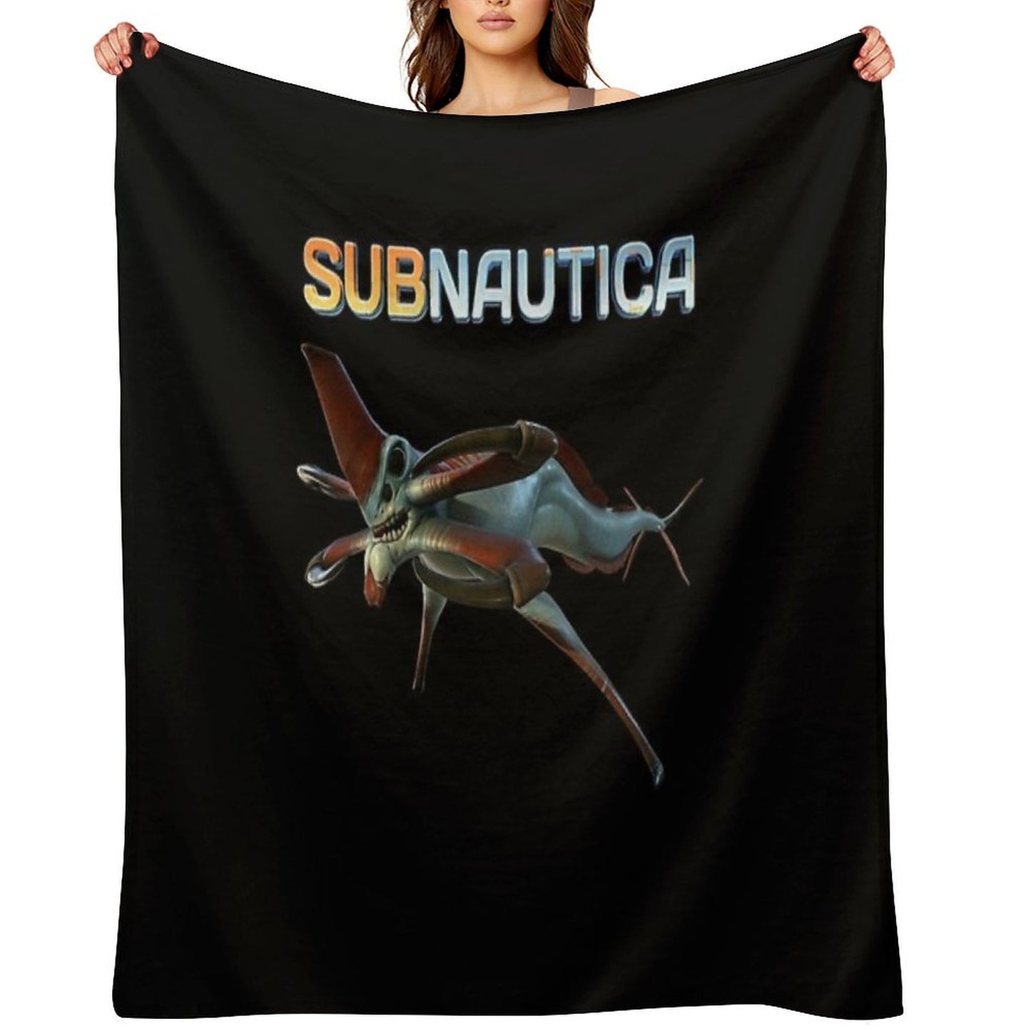 Subnautica - Reaper Leviathan Throw Blanket