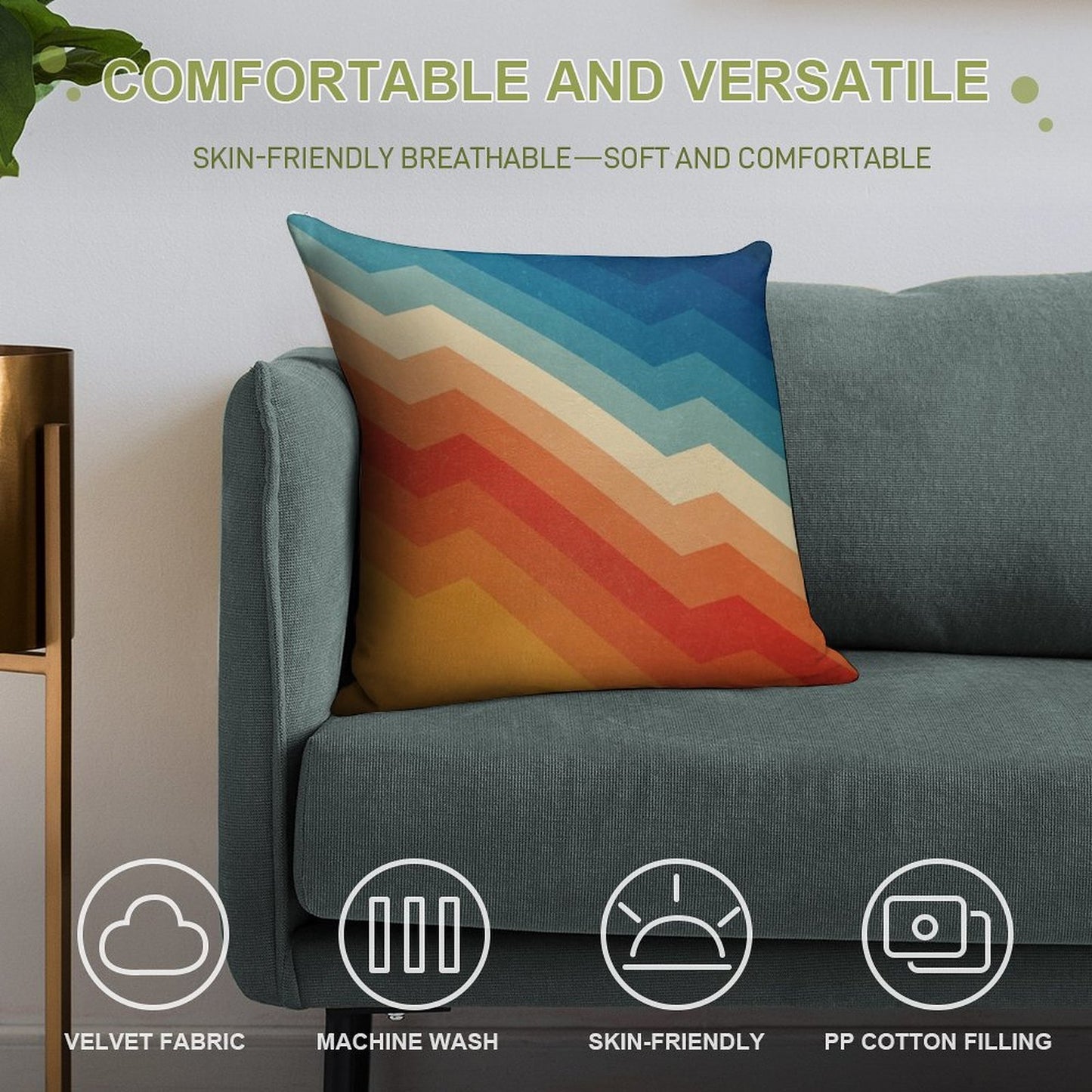Barricade Soft Bedroom Essential Throw Pillow