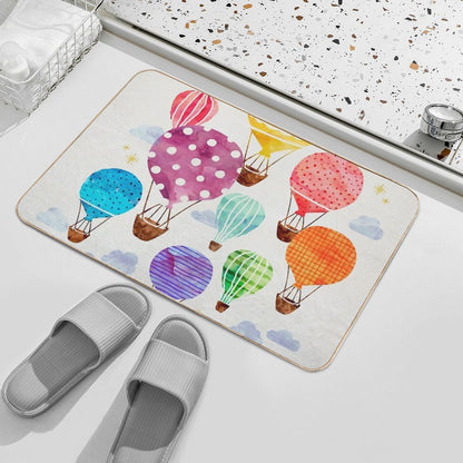 Hot Air Balloon  Odorless Bath Mat