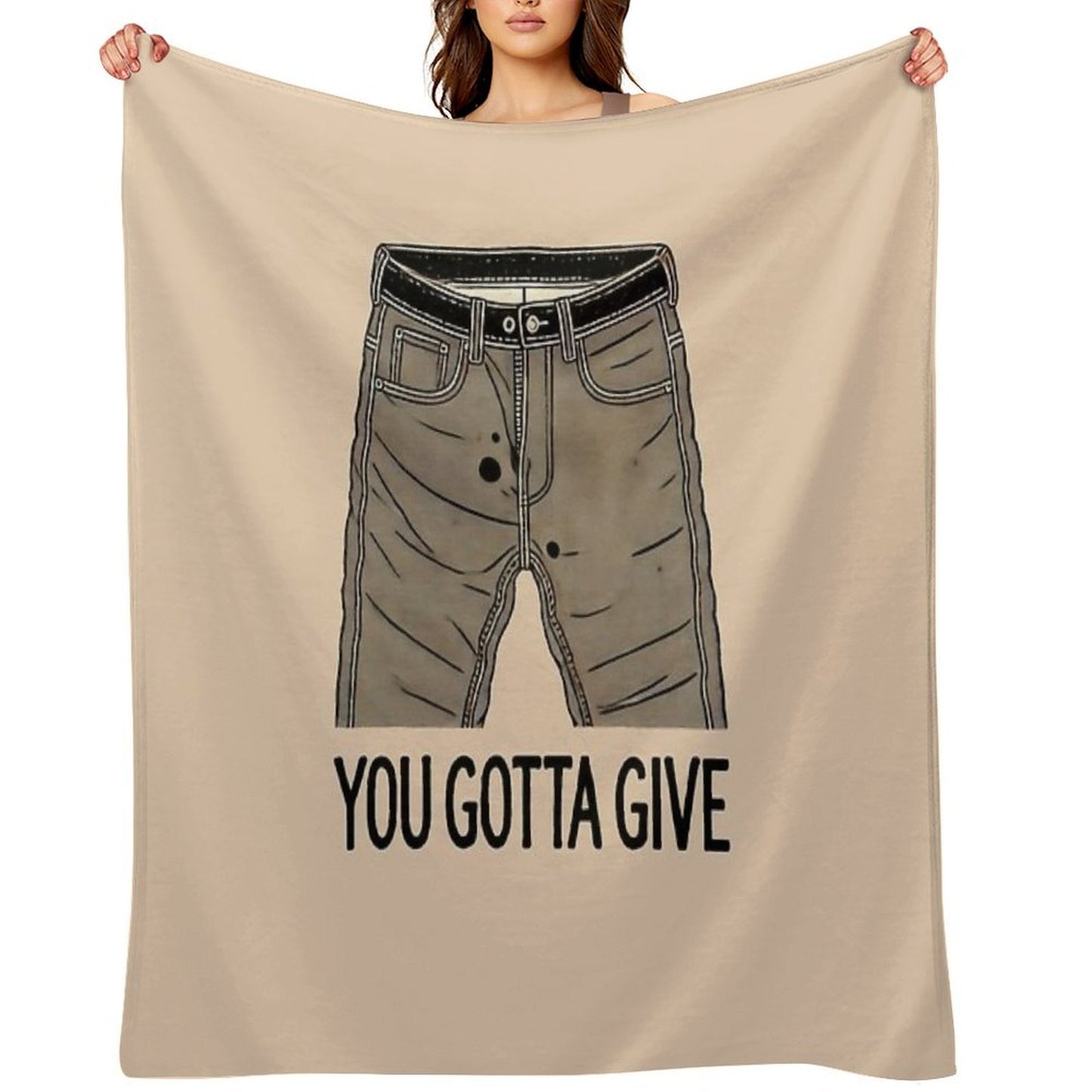 Calico Cut Pants ITYSL Throw Blanket