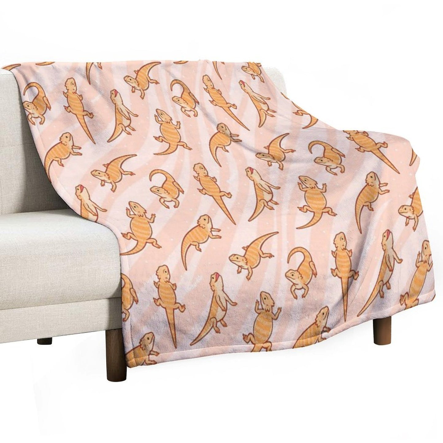 Bearded Dragons Throw Blanket