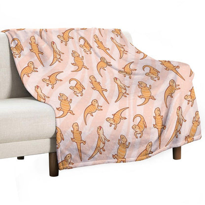Bearded Dragons Throw Blanket