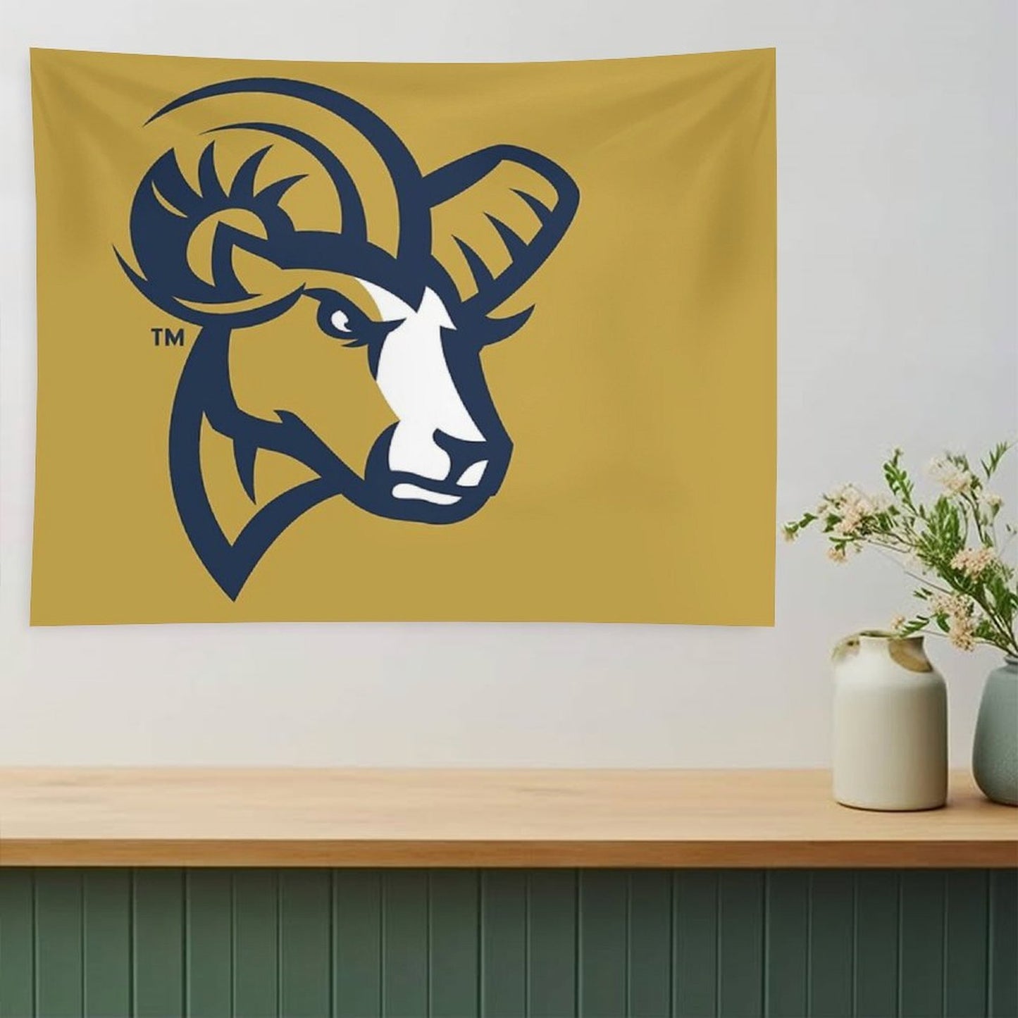 Suffolk University Ram Tapestry