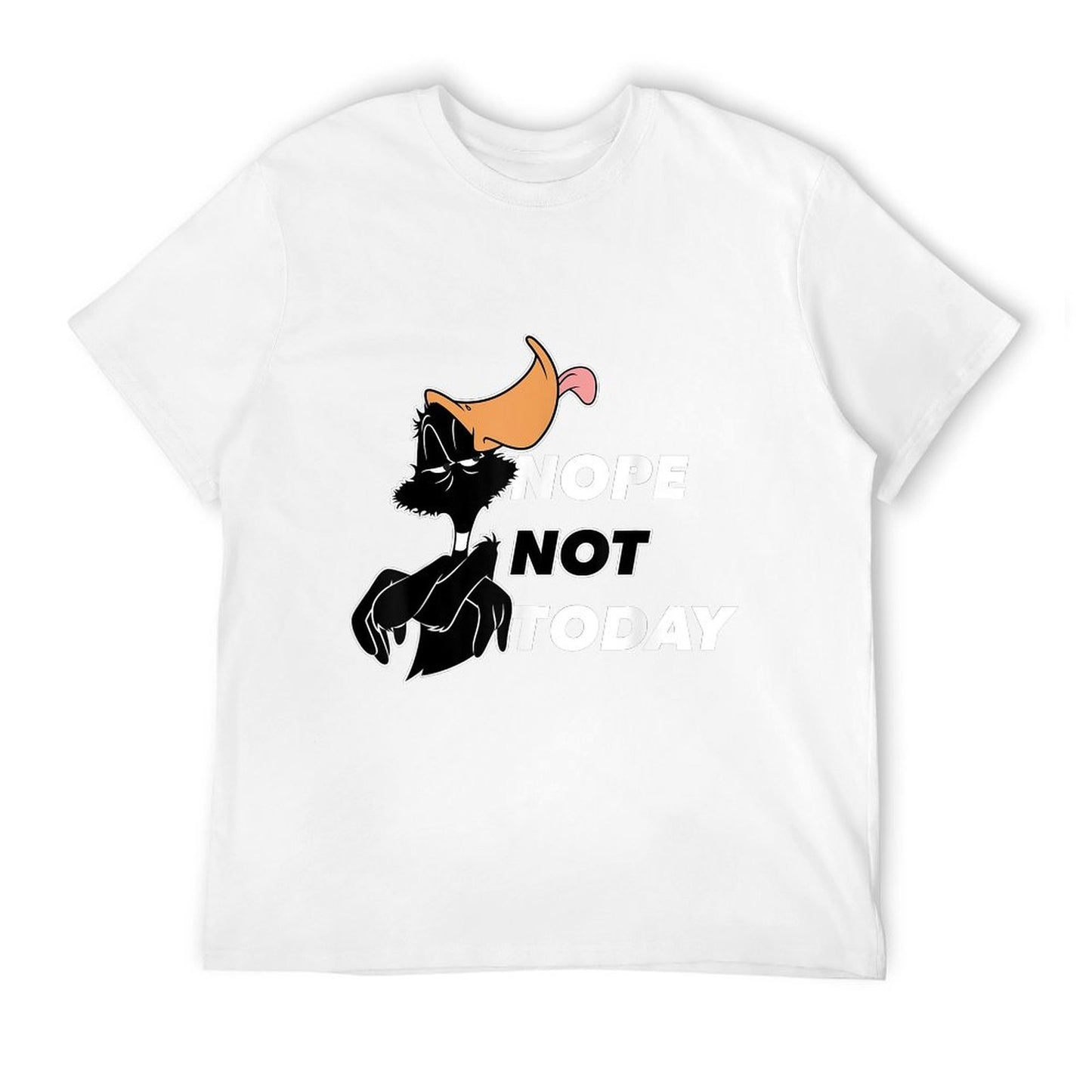 Looney Tunes Daffy Duck Nope Not Today  Relaxed-fit T-Shirt