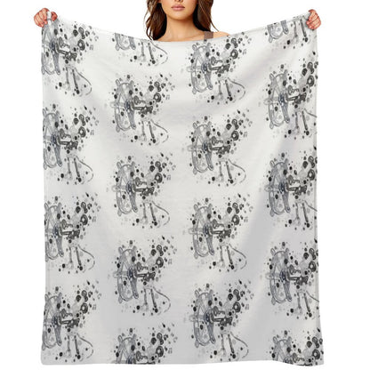 Steamboat Mickey Throw Blanket