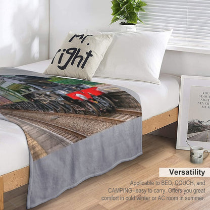 The Flying Scotsman Throw Blanket