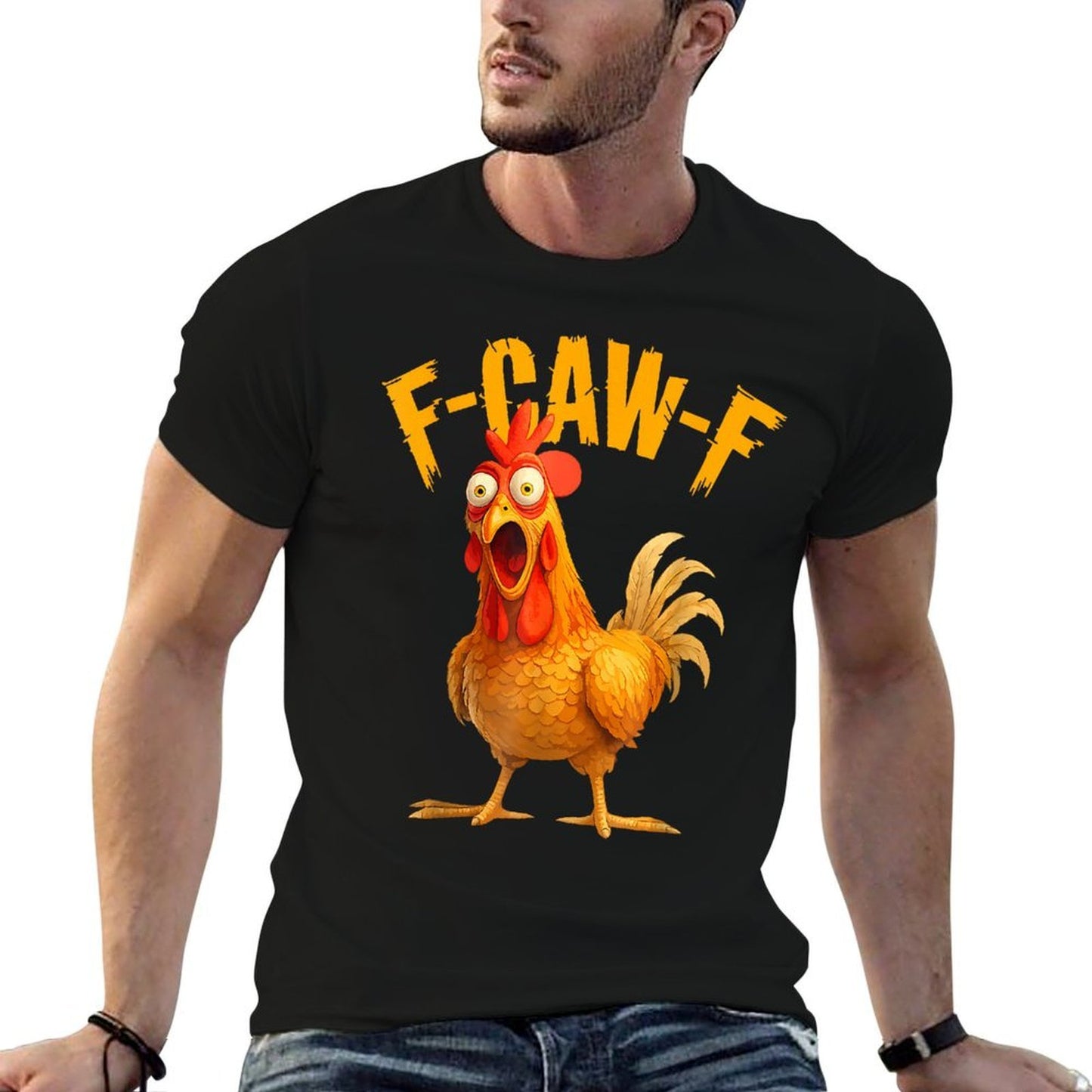 Funny F-Caw-F Chicken FCAWF Chicken  Quick-drying T-Shirt