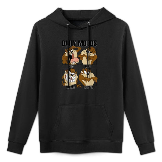 Looney Tunes Tazmanian Devil Daily Moods Panels All-Day Comfort Hoodie
