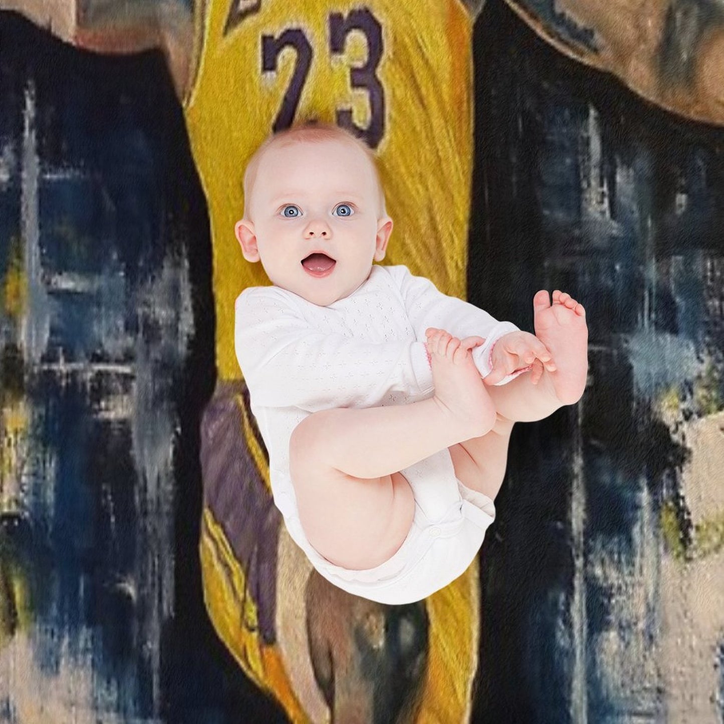 Lebron Dunk Throw Blanket