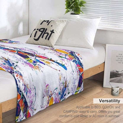 Badminton - Badminton Player - Badminton Smash Throw Blanket