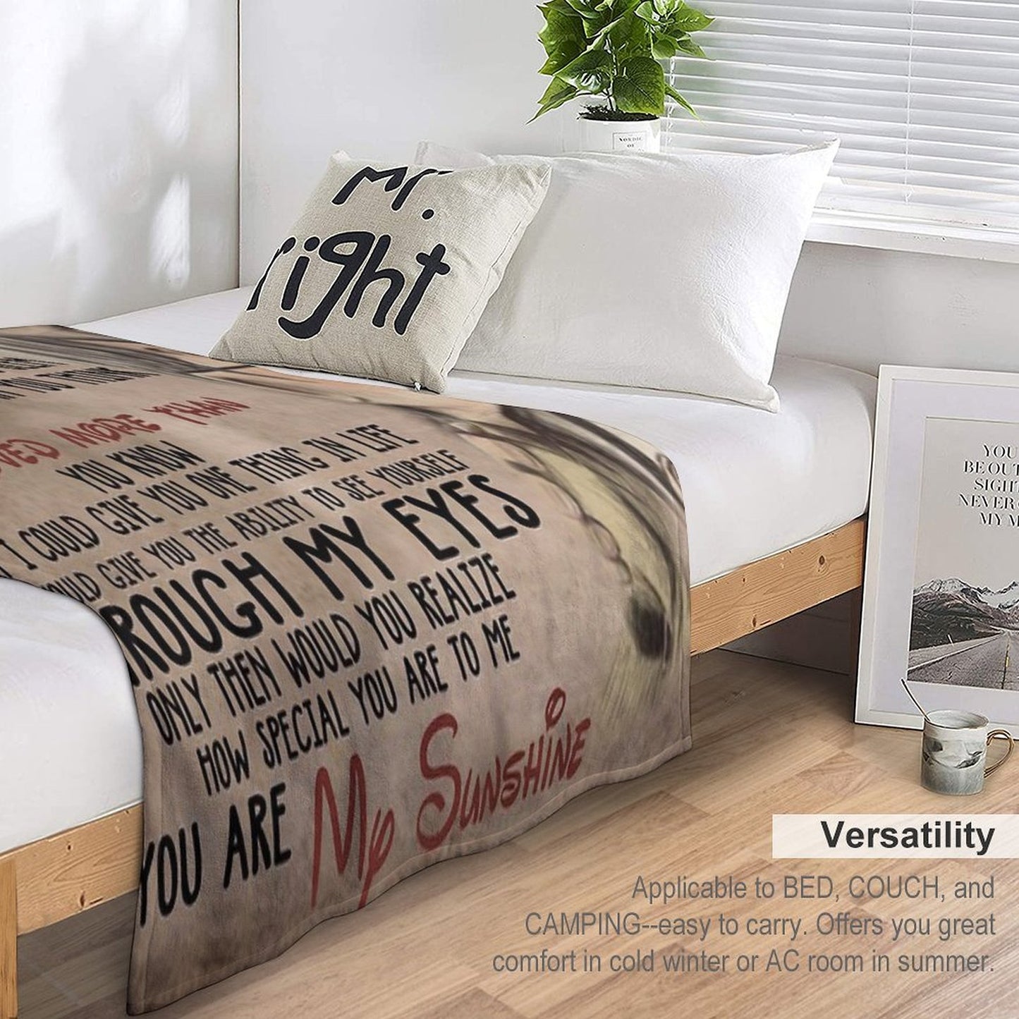 UP To My Wife Throw Blanket