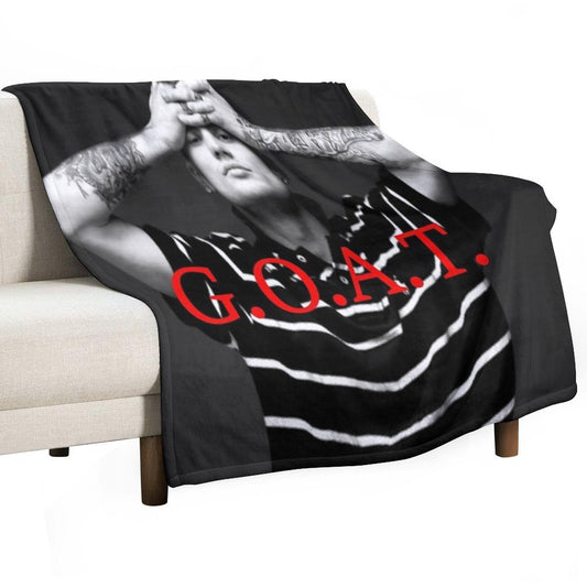 Kerser Rapper Goat Eshay Throw Blanket