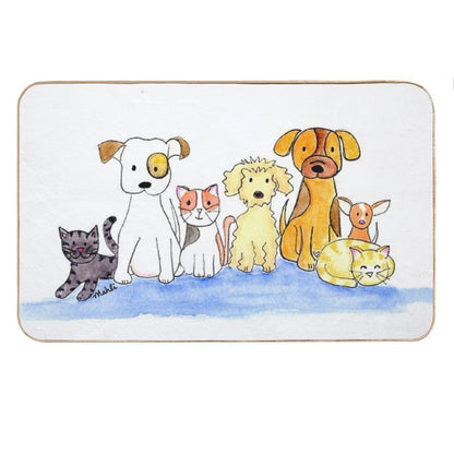 Furry Friends Bath Mat