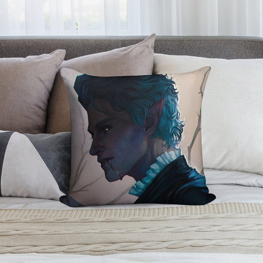 Astarion Soft Hidden Zipper Throw Pillow