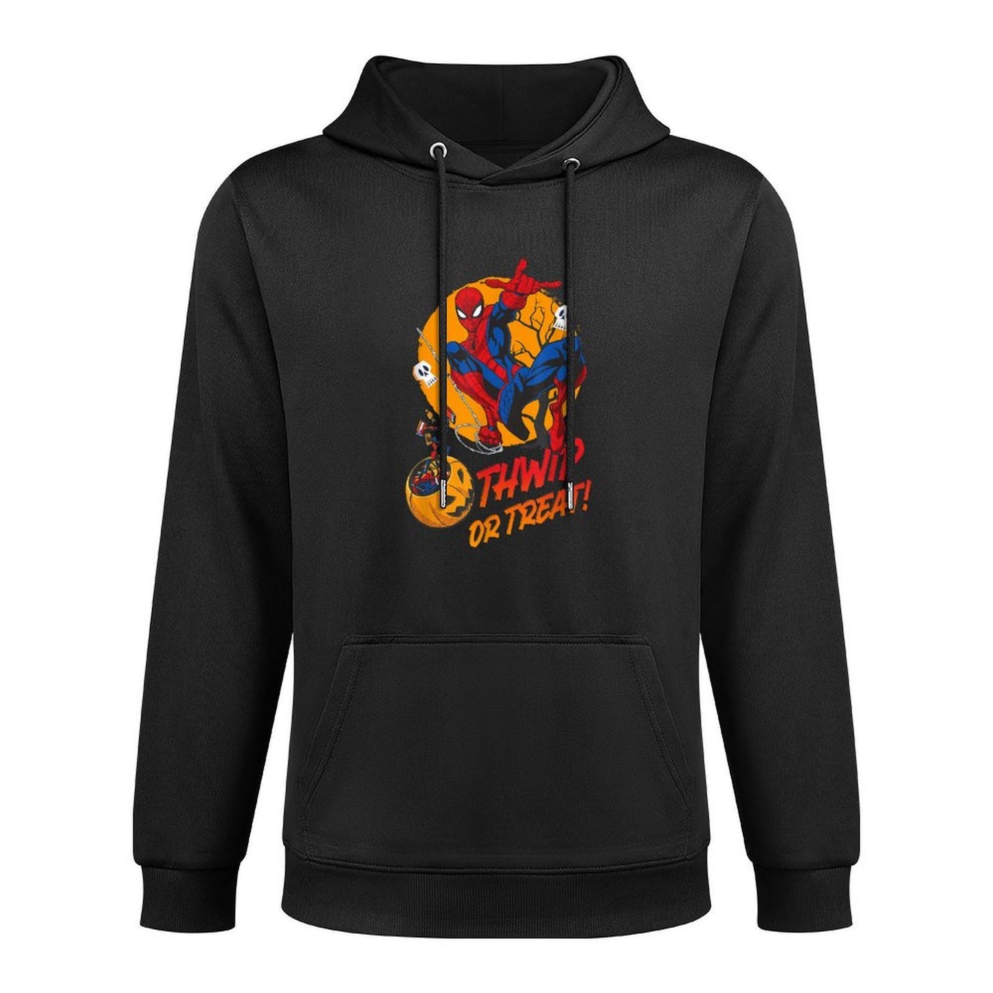 Marvel Comics Halloween Spider-Man Thwip Or Treat! Pilling-Resistant Hoodie