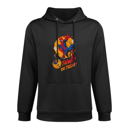 Marvel Comics Halloween Spider-Man Thwip Or Treat! Pilling-Resistant Hoodie