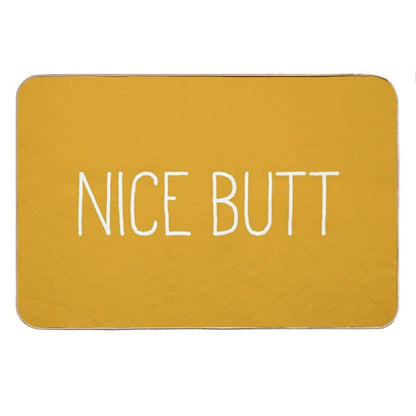 Nice Butt Mustard Bath Mat