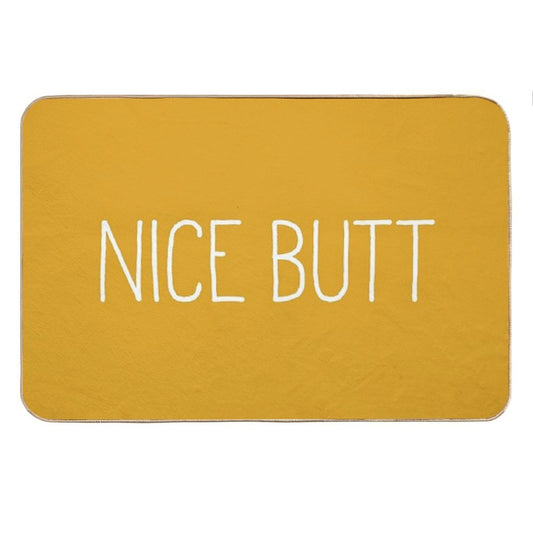 Nice Butt Mustard Bath Mat