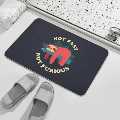 Not Fast, Not Furious  Multi-Purpose Bath Mat