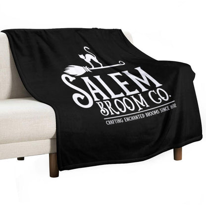 Salem Broom Company - Witch Halloween Lazy Costume Women Throw Blanket