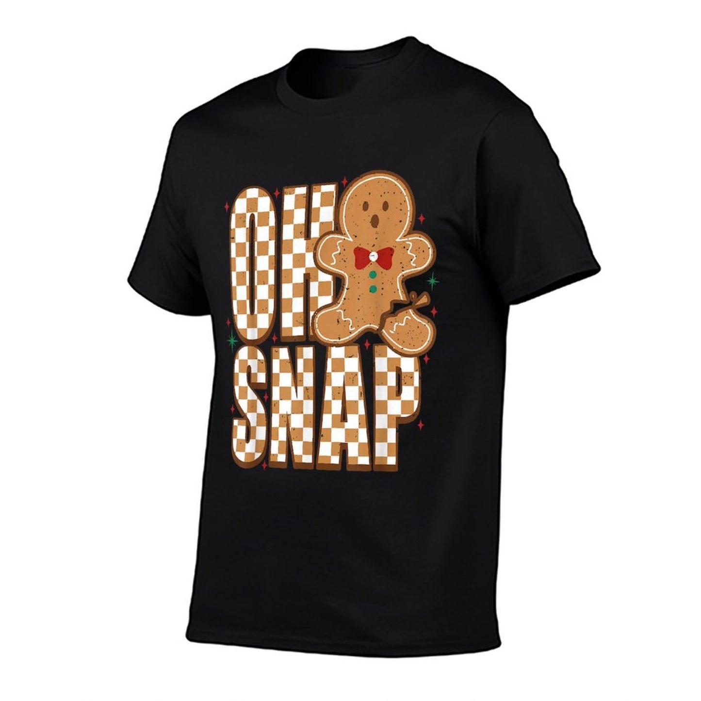 Oh Snap Gingerbread Man Funny Christmas Xmas Men Women Kids  Soft T-Shirt