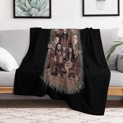 Vampire Family Portrait Throw Blanket