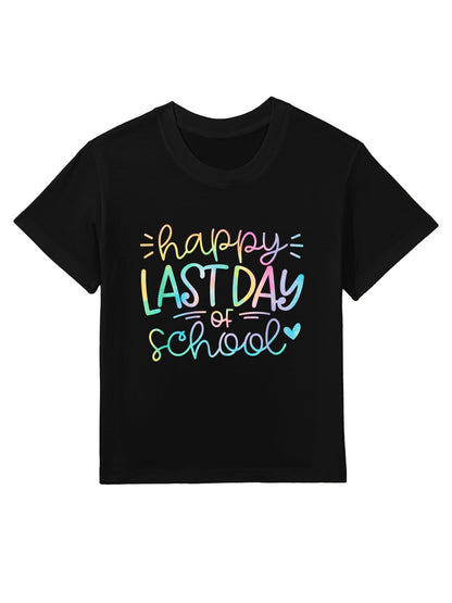 Last Day of School Tie Dye School Graduation Gifts Kids T-Shirt