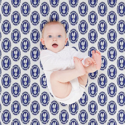 Fortune Favors The Bunny Hunter Throw Blanket