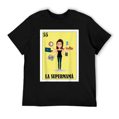 Funny Mexican Mom Design - La Supermama T-Shirt