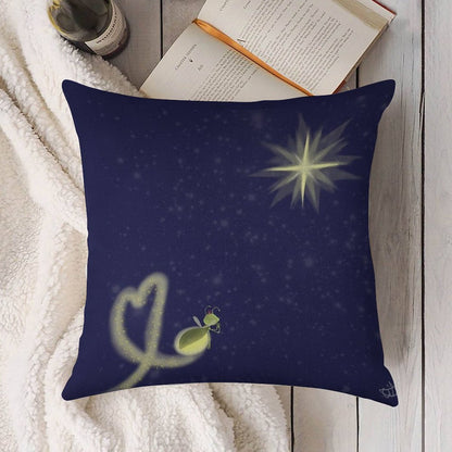 Ray And Evangeline Linen Throw Pillow Cover