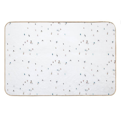 Ski Slopes Bath Mat